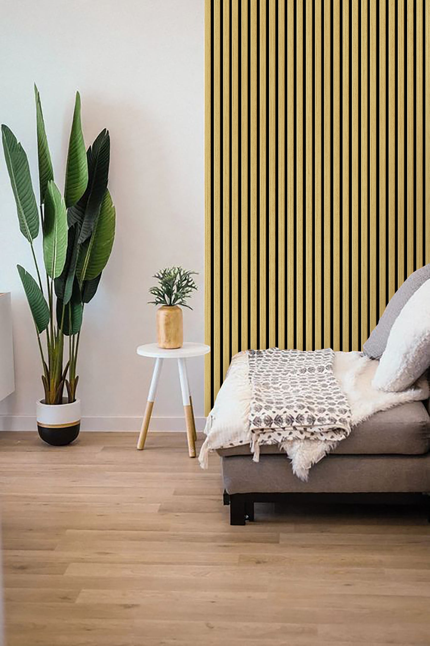 3D DELUX Pannelli Acustici Legno 270x60 cm - Rovere