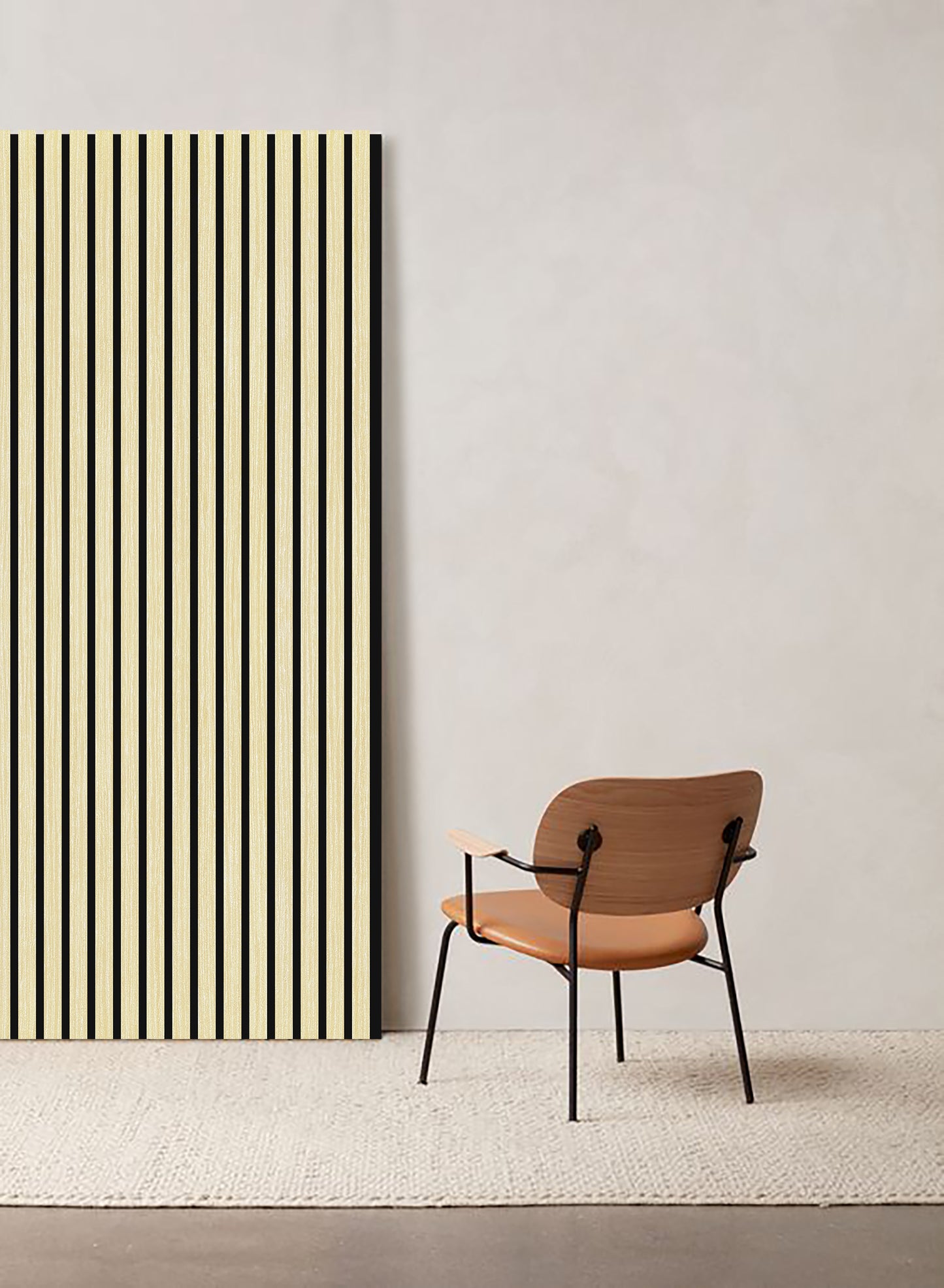 DELUX Pannelli Acustici Legno 270x60 cm - Rovere Sbiancato