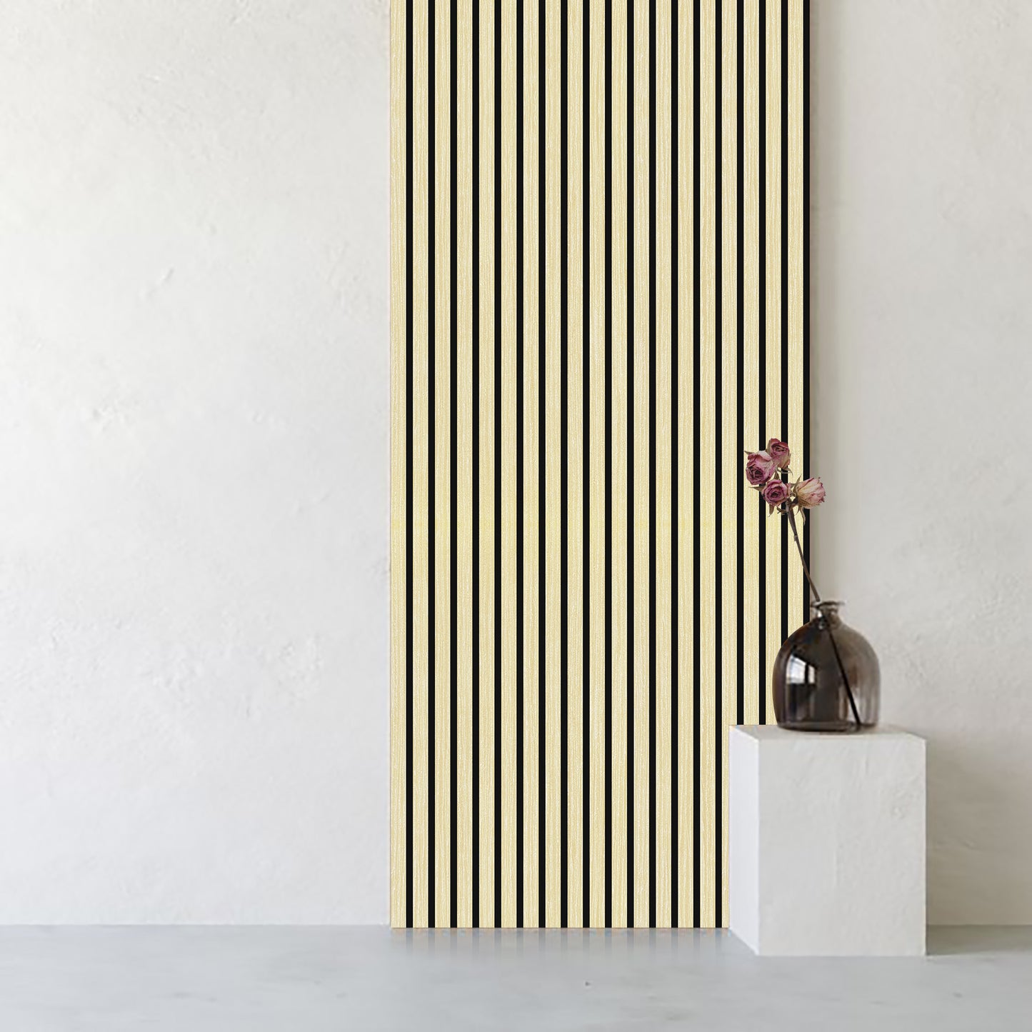 DELUX Pannelli Acustici Legno 270x60 cm - Rovere Sbiancato
