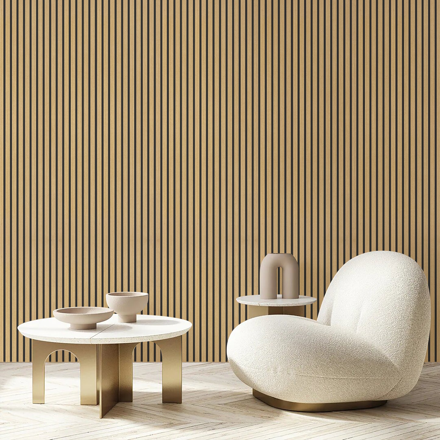-50% NATURE Pannelli Acustici Legno 240x60 cm - Rovere Scuro