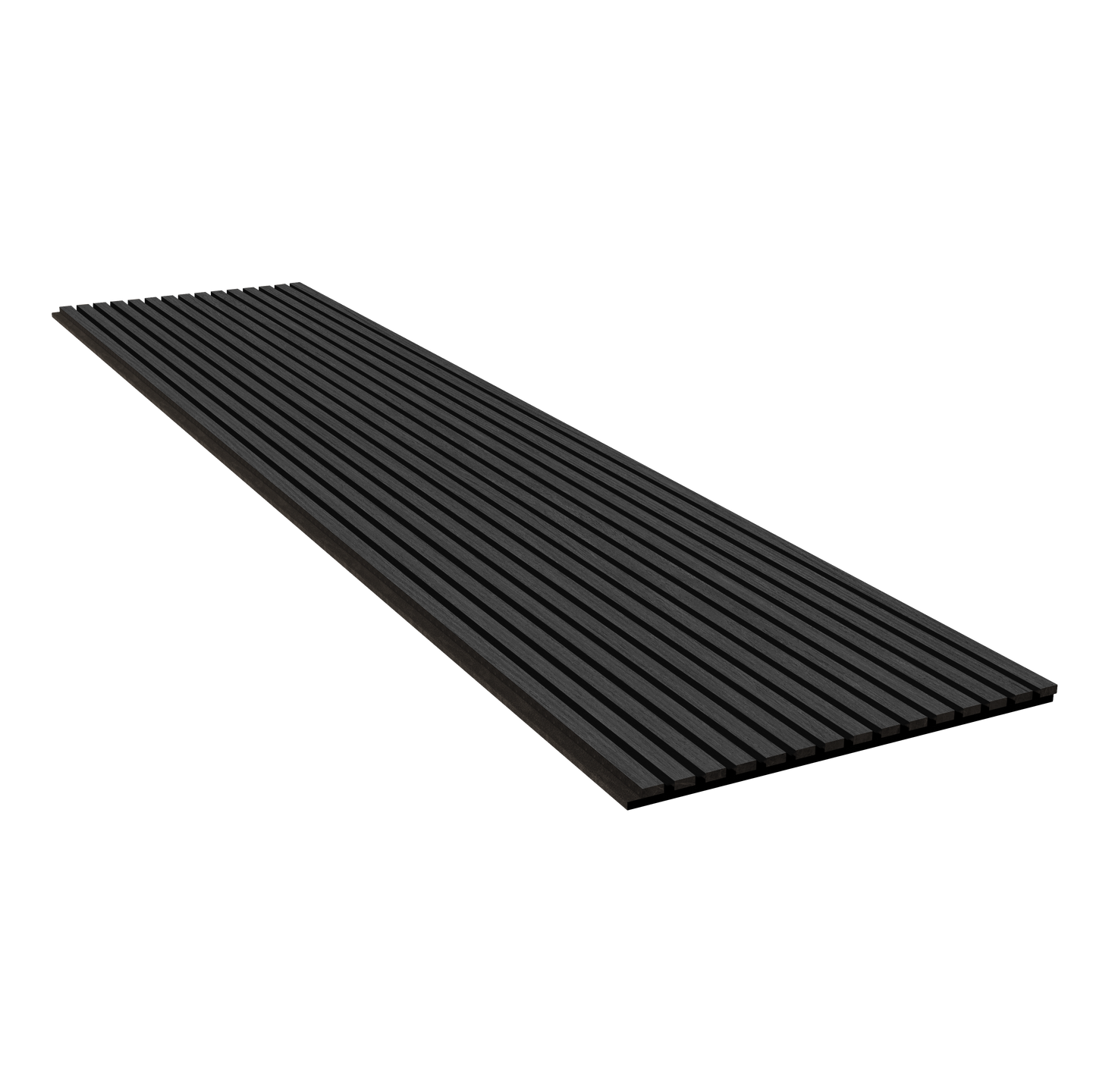 DELUX Pannelli Acustici Legno 270x60 cm - Ebano Africano