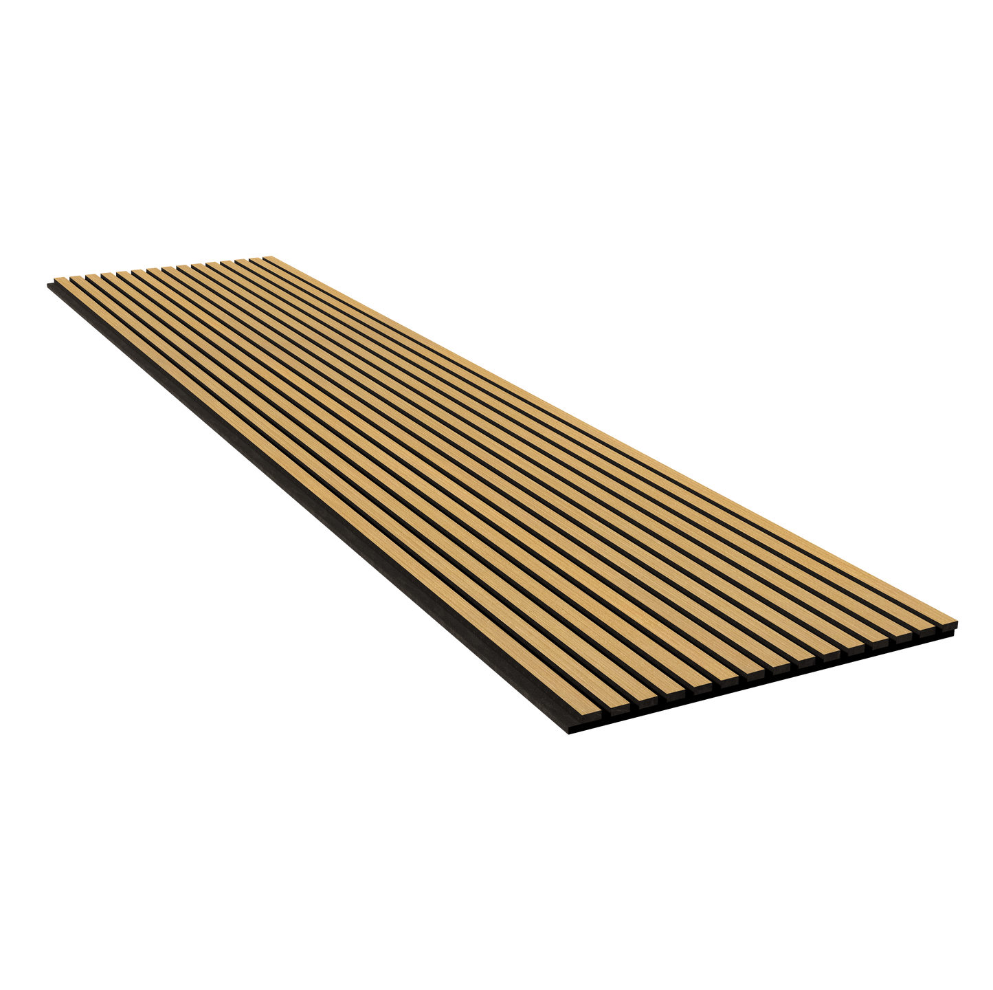 DELUX Pannelli Acustici Legno 270x60 cm - Rovere Scuro