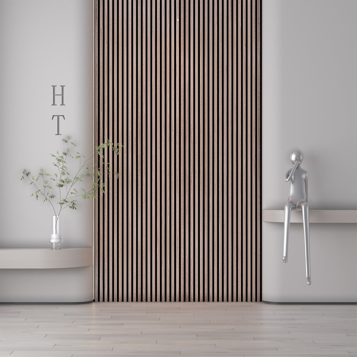 Pannelli Acustici In Legno - Set Da 2, 120x60 Cm, Assorbimento Rumore Per Casa E Ufficio - Foto 9