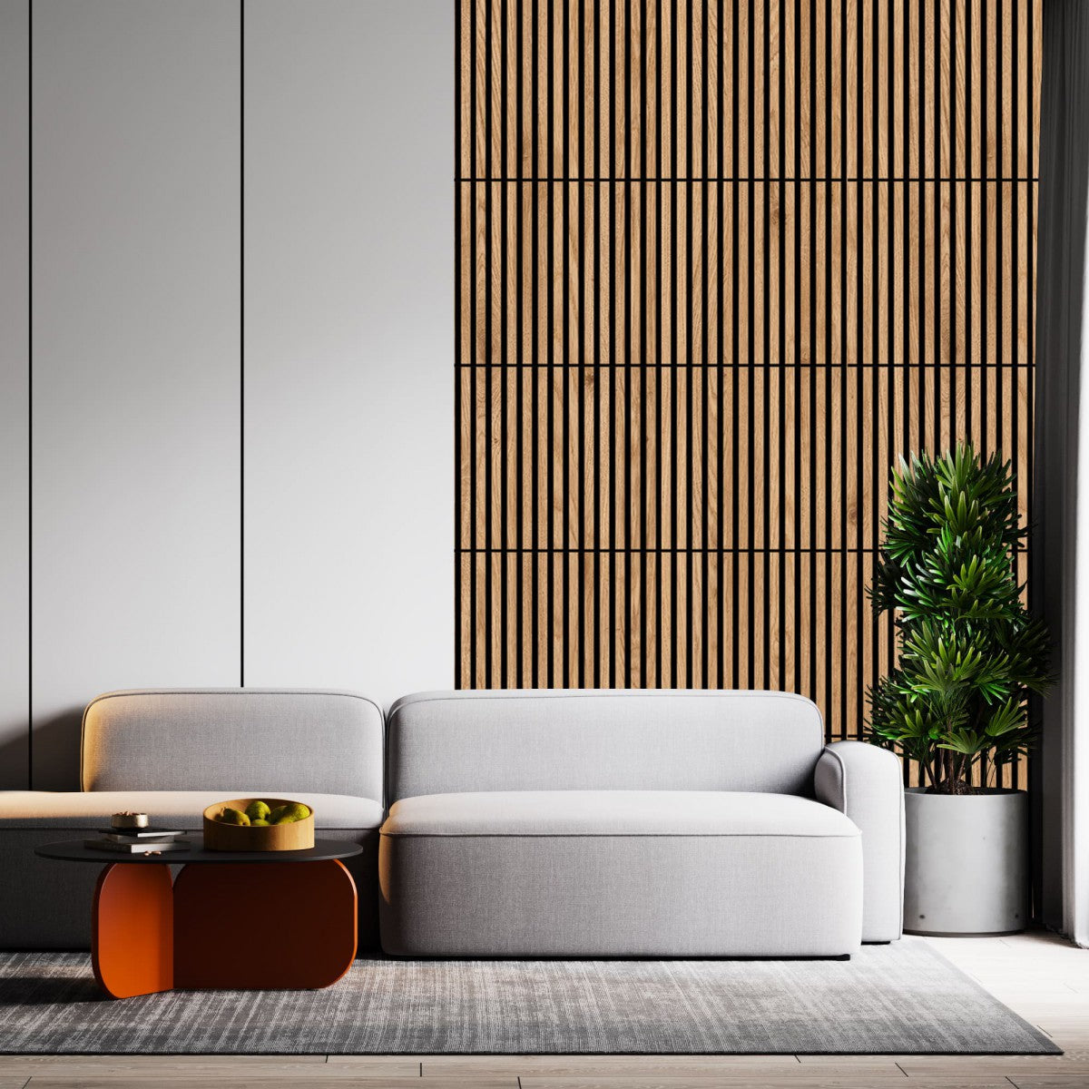 Pannelli 3D 60x60 cm - Rovere Naturale