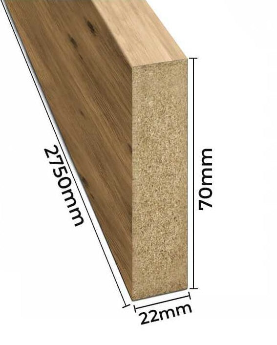 Pareti Divisorie 22x70 mm - Rovere Artisan