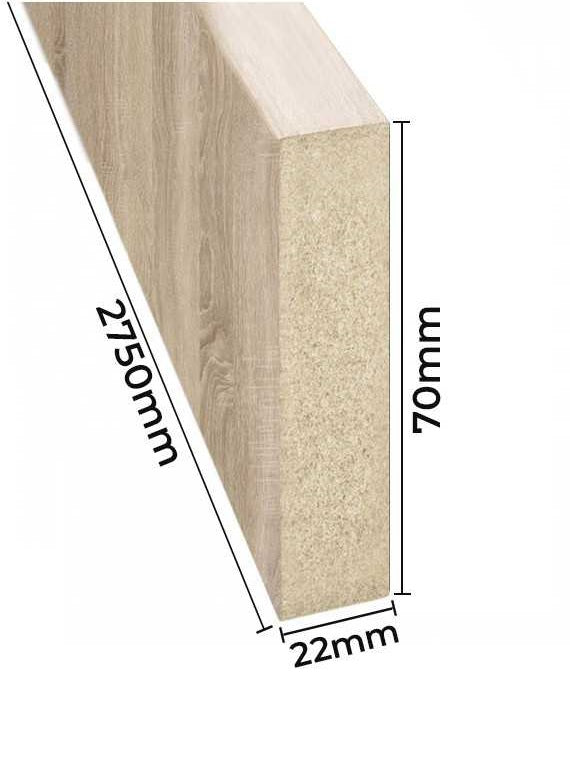 Pareti Divisorie 22x70 mm - Rovere Sonoma