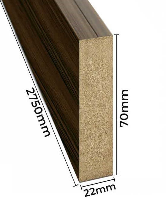 Pareti Divisorie 22x70 mm - Noce