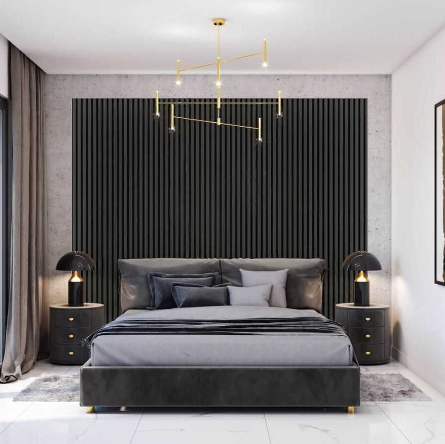 Lamelle Decorative 3x4 cm - Rovere Antracite