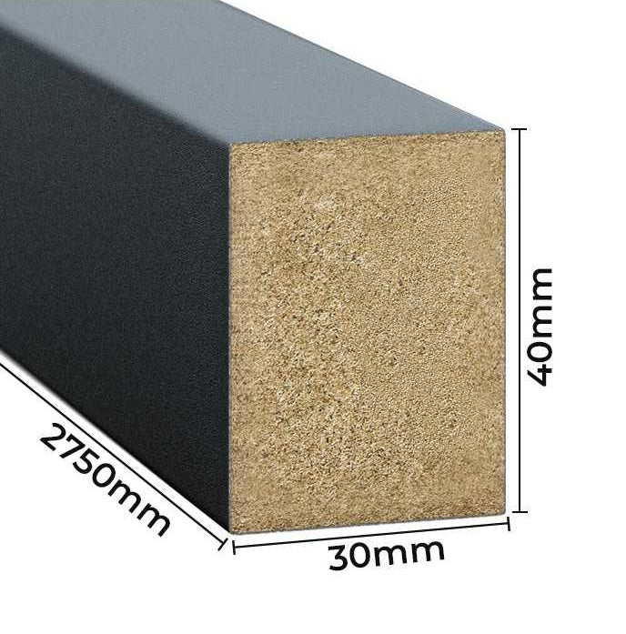 Lamelle Decorative 3x4 cm - Rovere Antracite