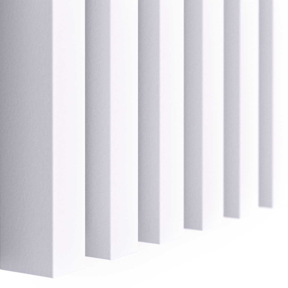 Lamelle Decorative 3x4 cm - Bianco Opaco