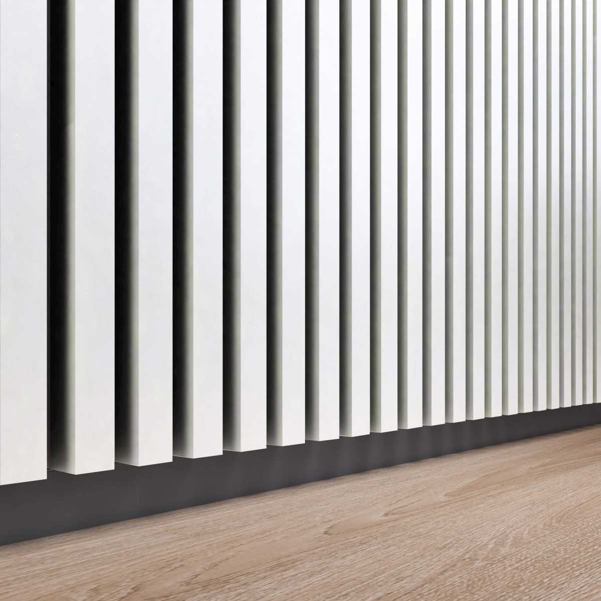 Lamelle Decorative 3x4 cm - Bianco Opaco