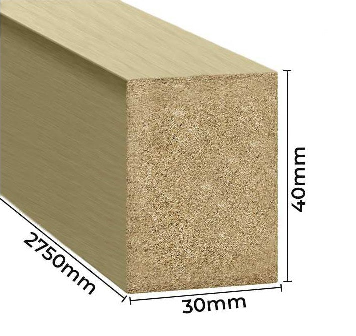 Lamelle Decorative 3x4 cm - Rovere Gold