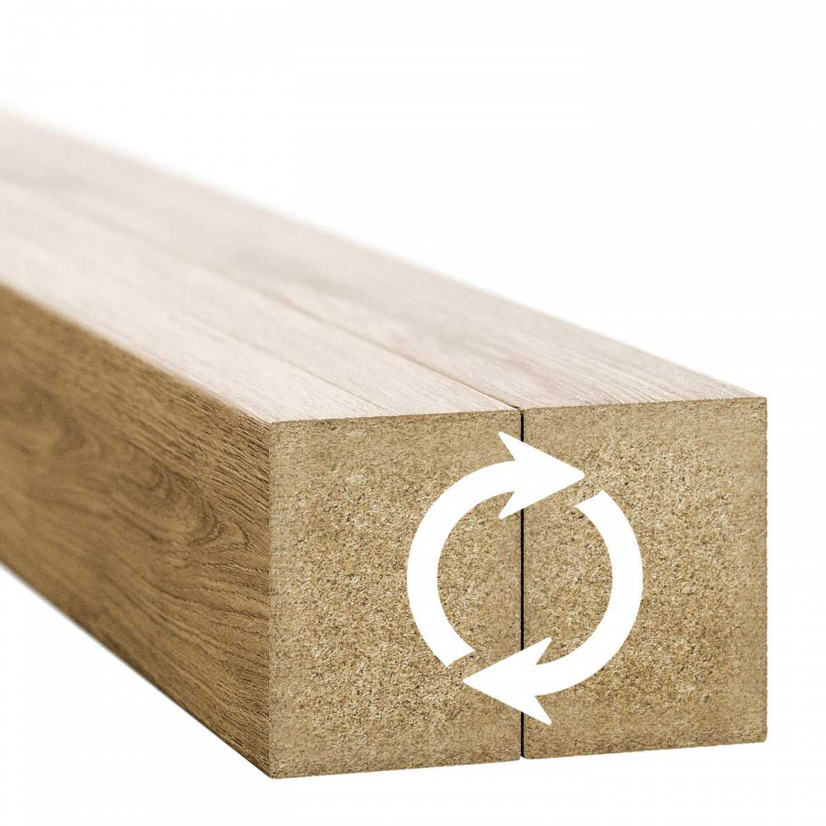 Lamelle Decorative 3x4 cm - Rovere Naturale