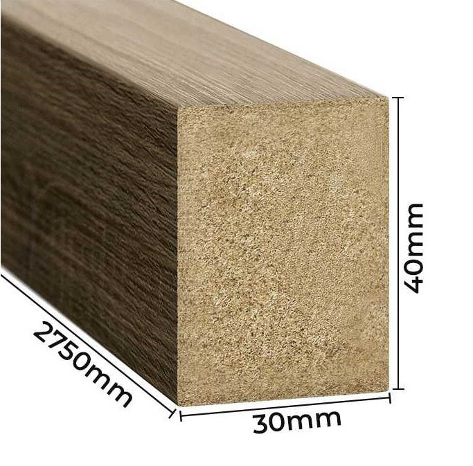 Lamelle Decorative 3x4 cm - Rovere Grigio