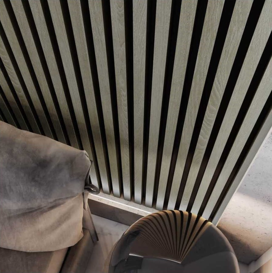 Lamelle Decorative 3x4 cm - Rovere Grigio