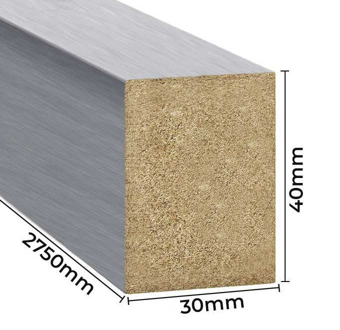 Lamelle Decorative 3x4 cm - Quercia D'argento