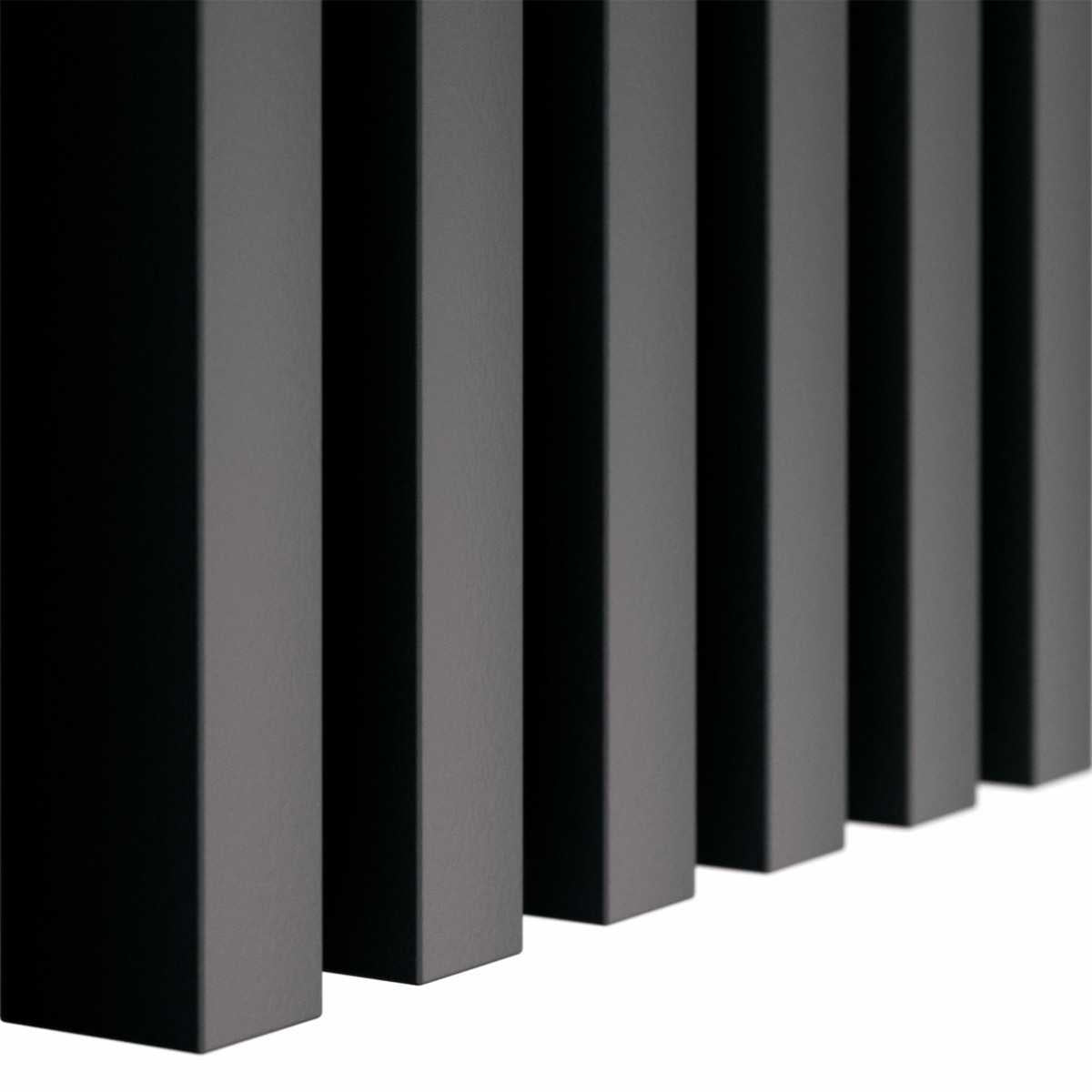 Lamelle Decorative 3x4 cm - Nero Opaco
