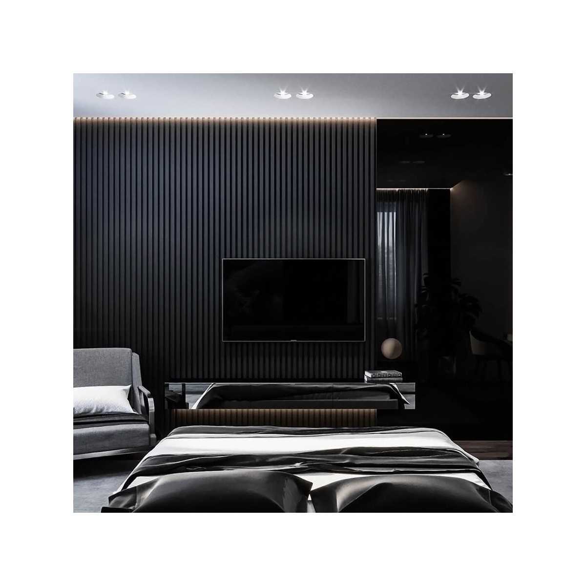 Lamelle Decorative 3x4 cm - Nero Opaco