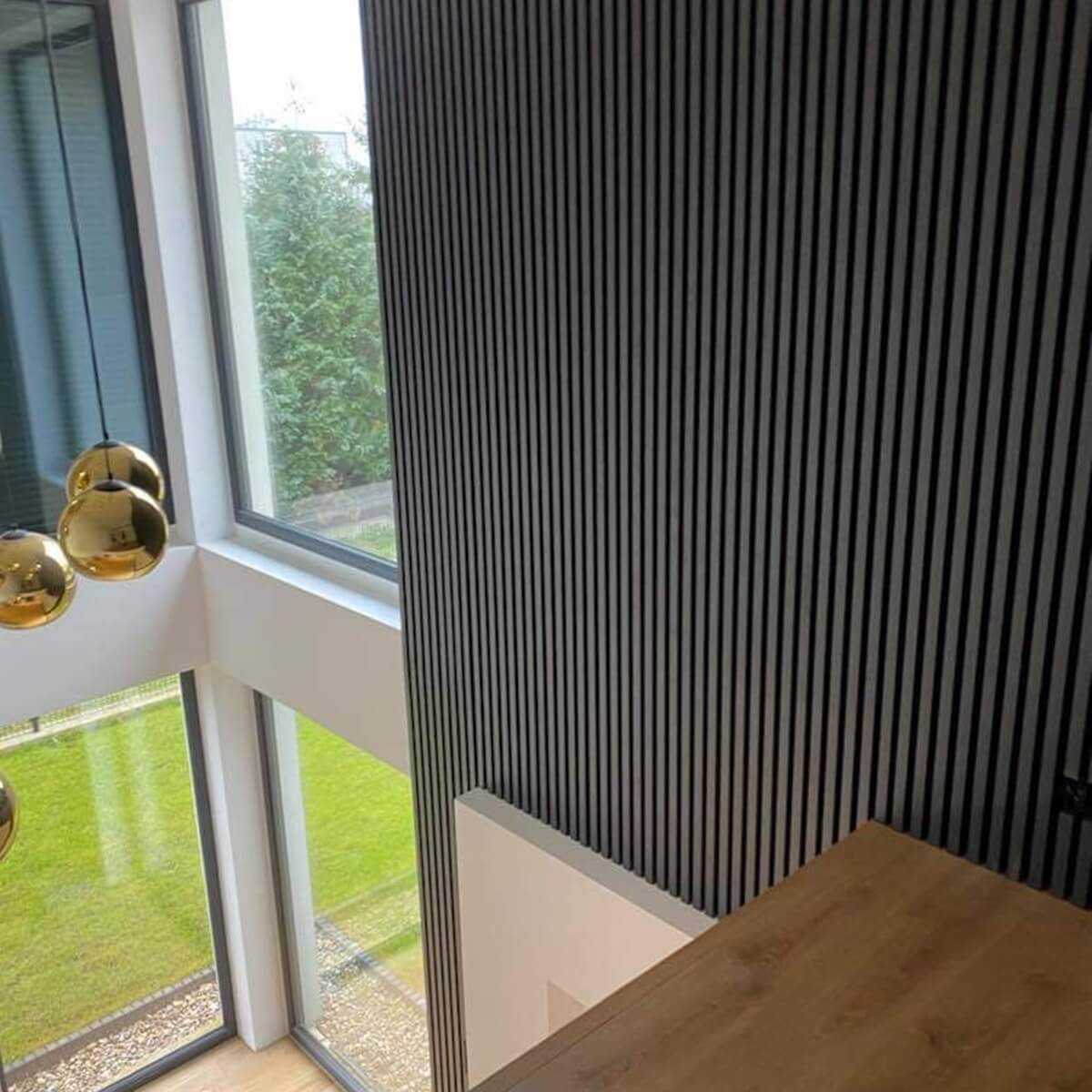 Lamelle Decorative 3x4 cm - Nero Opaco