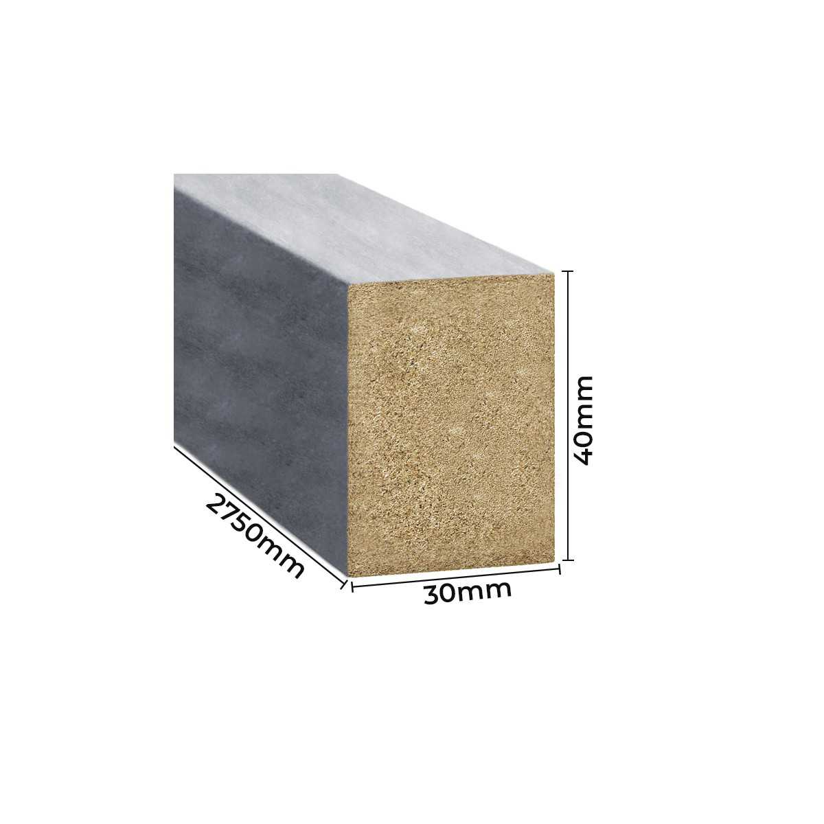 Lamelle Decorative 3x4 cm - Aspetto Calcestruzzo