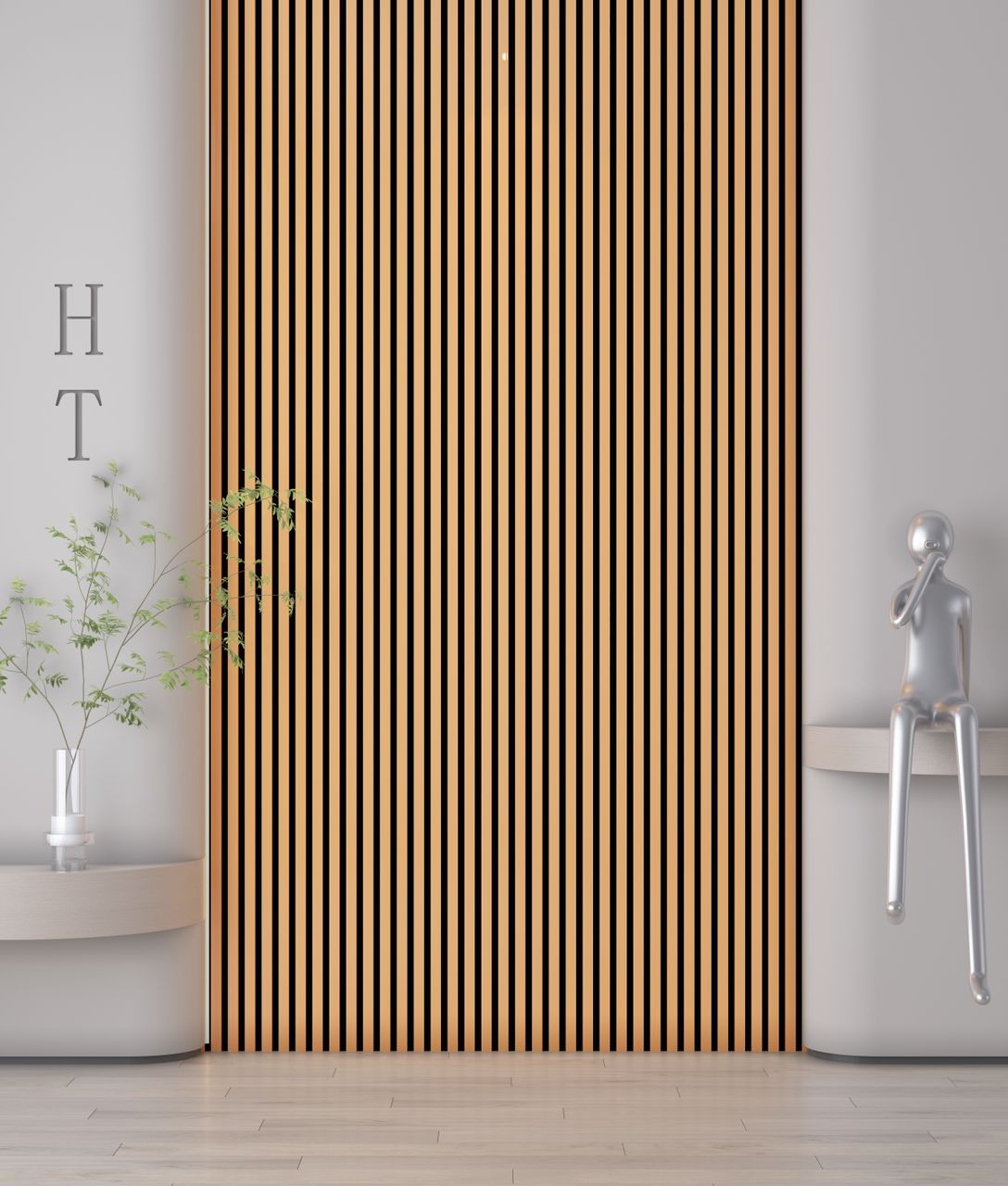 Art3d Pannelli Acustici 60 X 120 Cm MDF 2 Pannelli Acustici In Legno Pannelli Murali 3D Rivestimento Fonoassorbente A Lamelle Per Pareti E Soffitti Con Spessore Di 2 Cm Nero 1,44㎡ : Amazon.it: Strumenti Musicali