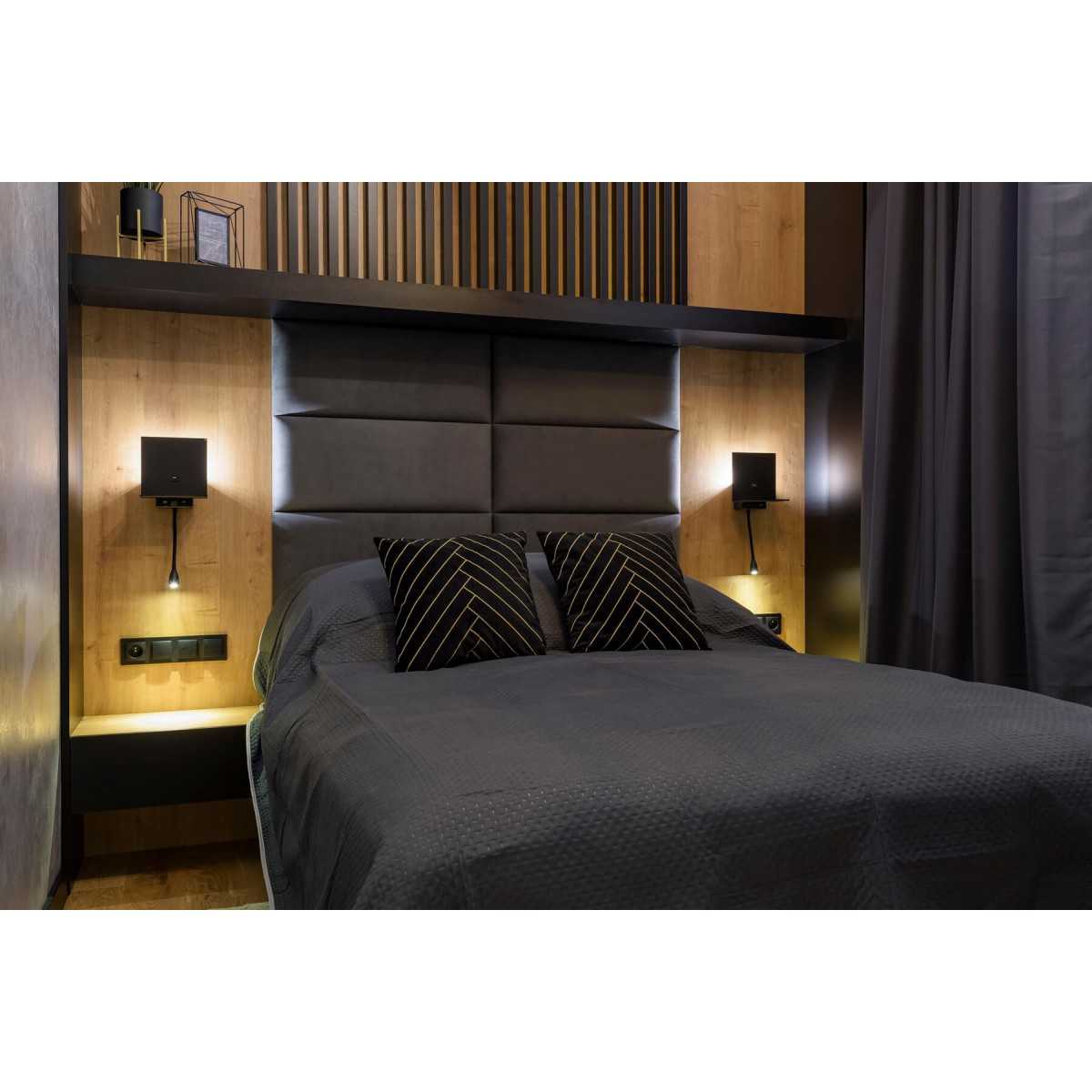 Lamelle Decorative 3x4 cm - Nero Opaco